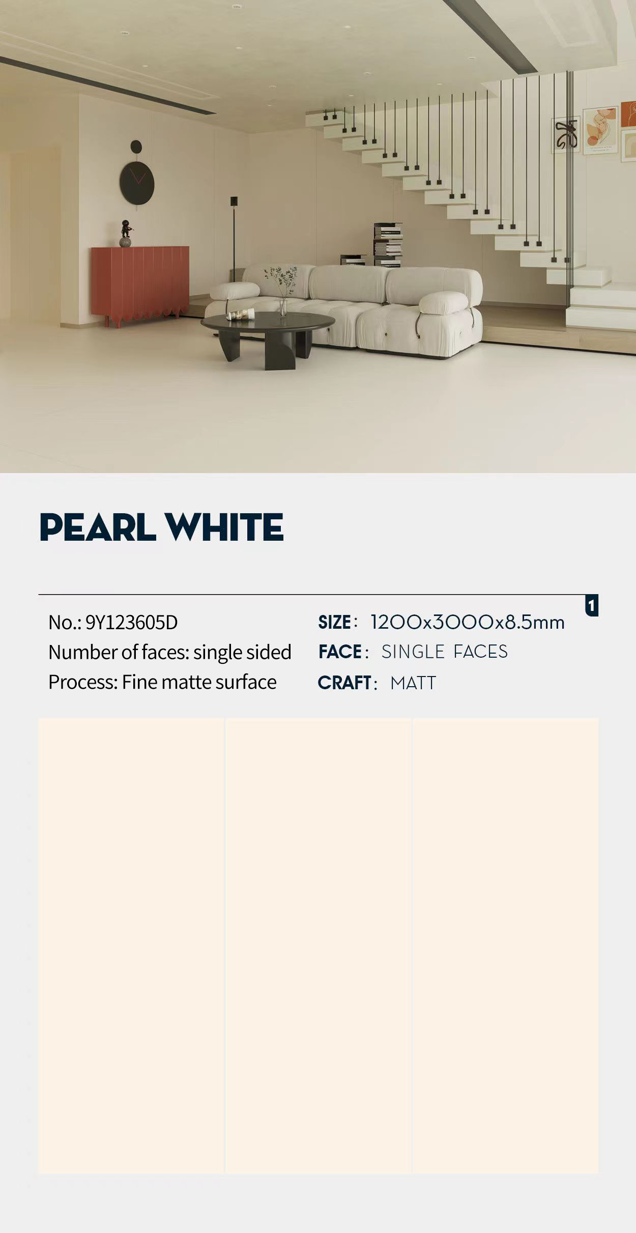 Pearlwhiteslatesinglepiece