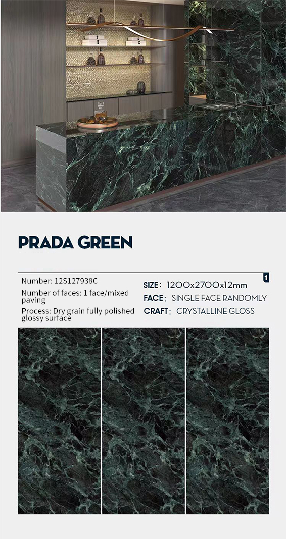 Panda Green MT1324SP Sintered Stone Slabs Polished Panda Green MT1324SP Sintered Stone Slabs Polished