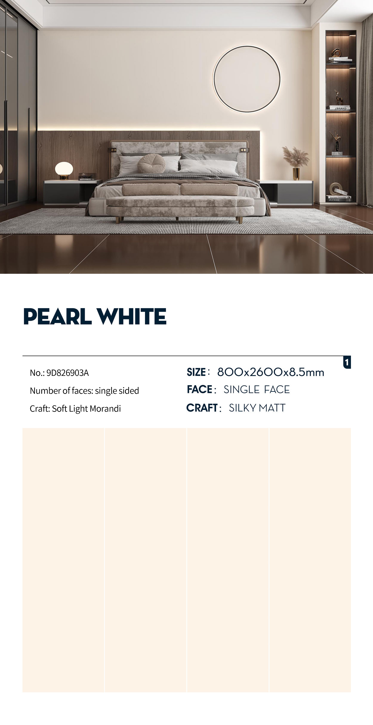 Pearl White MT4406SM Sintered Stone Countertops Matt (2) Pearl White MT4406SM Sintered Stone Countertops Matt (2)