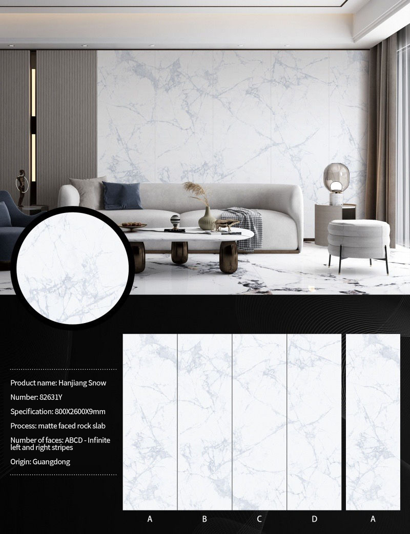 Hanjiang Snow MT3105SM Sintered Stone Countertops Matt (2) Hanjiang Snow MT3105SM Sintered Stone Countertops Matt (2)