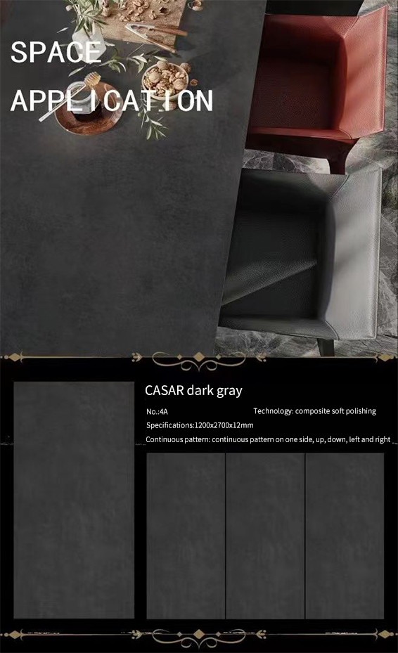 Casar Dark Gray Sintered Stone Slabs Polished (2) Casar Dark Gray Sintered Stone Slabs Polished (2)