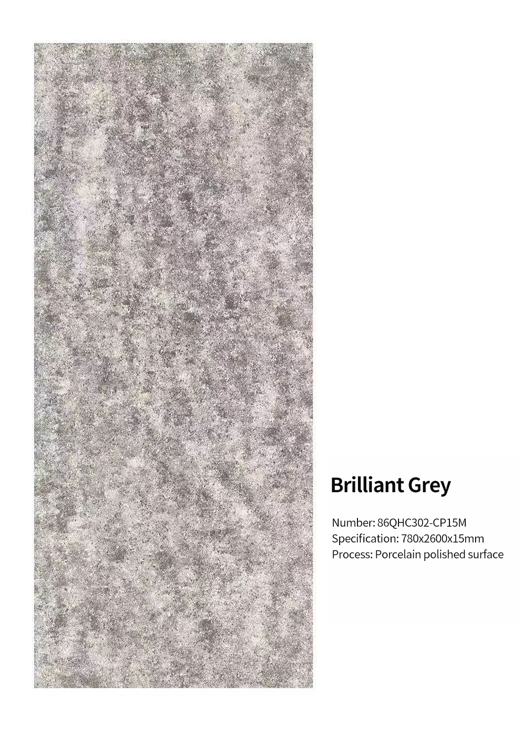 Brilliant Grey MT3503SP Sintered Stone Slabs Polished Brilliant Grey MT3503SP Sintered Stone Slabs Polished