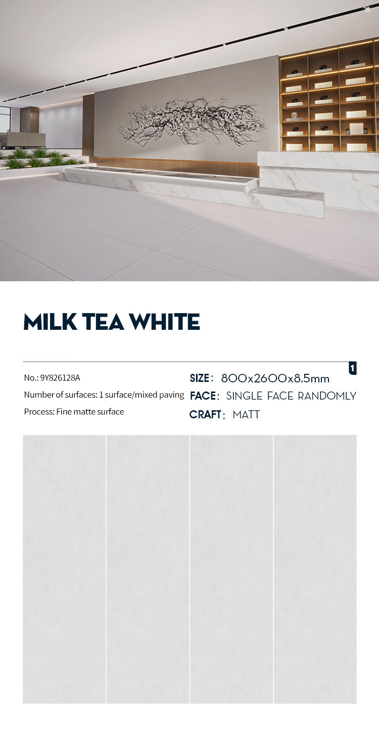 Milk Tea White MT4128SM Sintered Stone Countertops Matt (2) Milk Tea White MT4128SM Sintered Stone Countertops Matt (2)