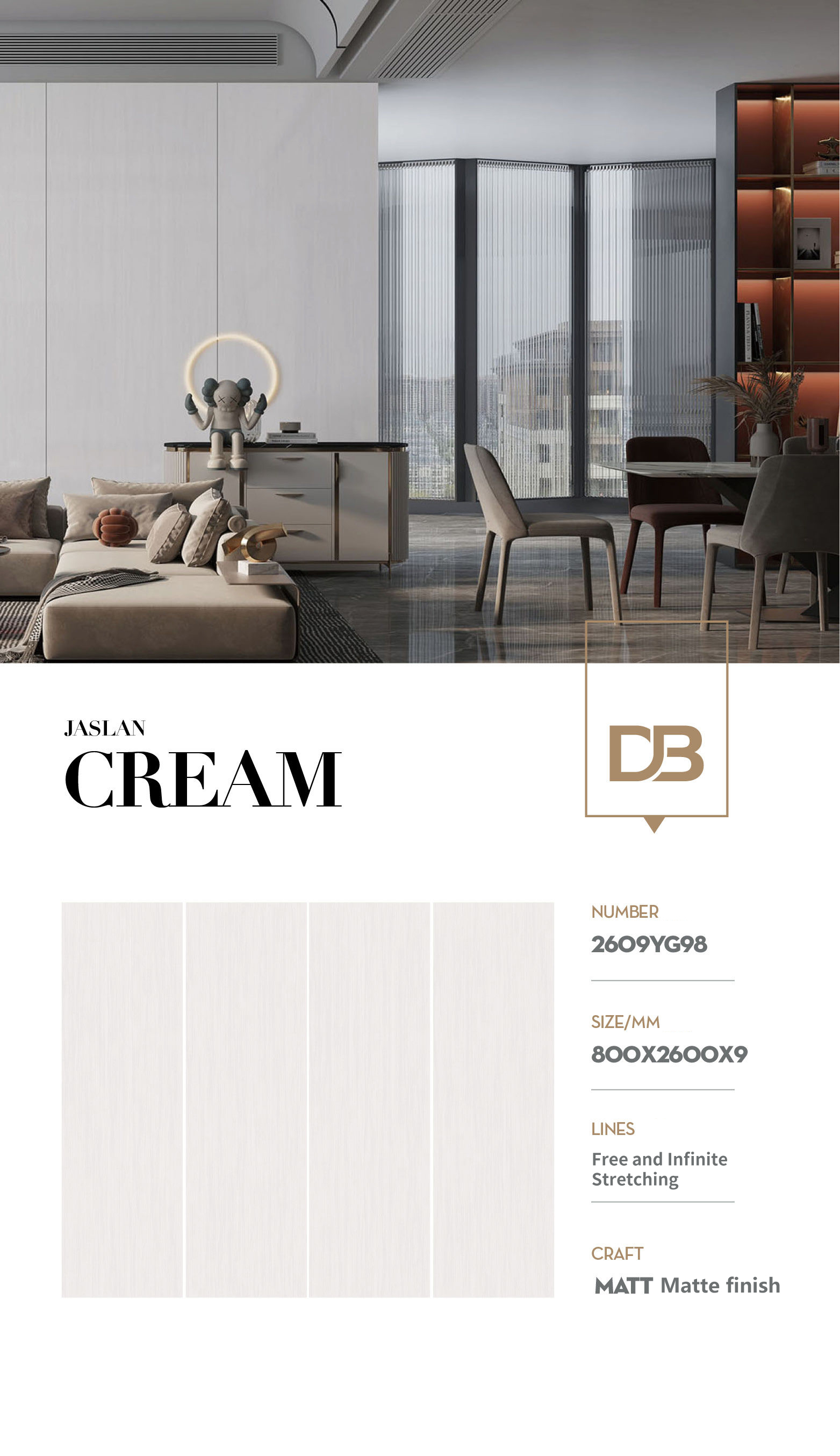 Jaslan Cream MT3102SM Sintered Stone Countertops Matt (2) Jaslan Cream MT3102SM Sintered Stone Countertops Matt (2)