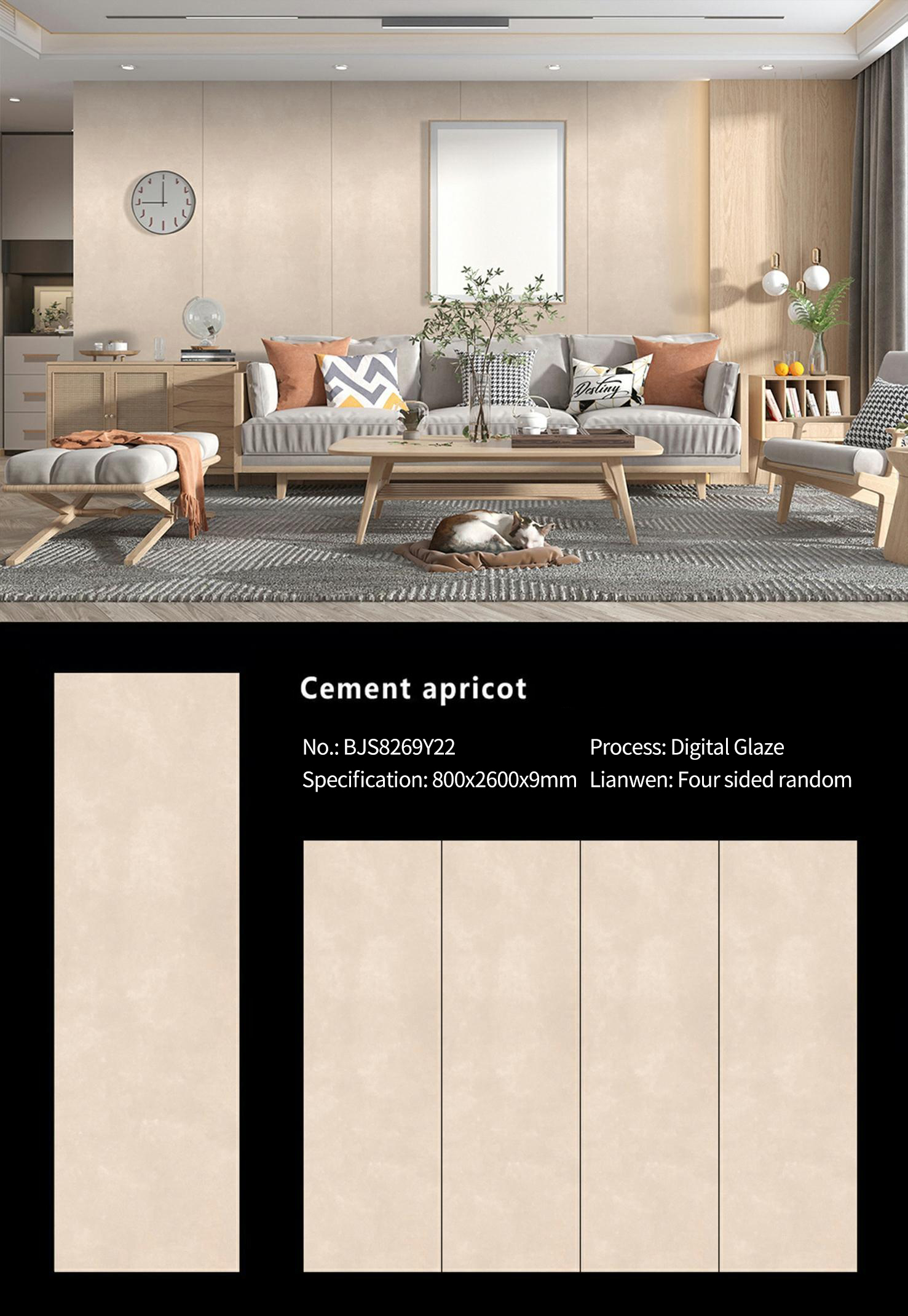 Cement Apricot MT3117SM Sintered Stone Countertops Matt (2) Cement Apricot MT3117SM Sintered Stone Countertops Matt (2)