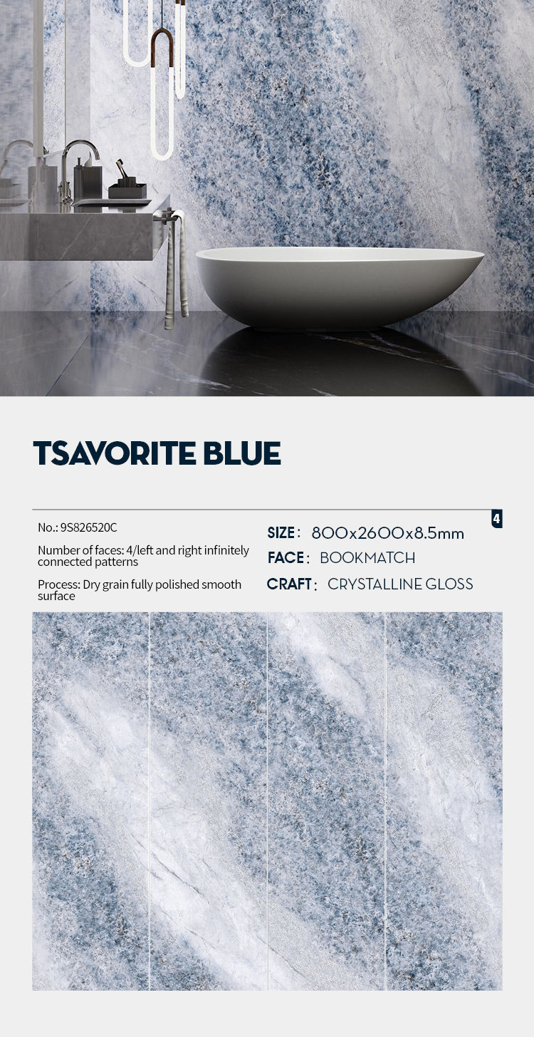 Tsavorite Blue MT3020SP Sintered Stone Slabs Polished (2) Tsavorite Blue MT3020SP Sintered Stone Slabs Polished (2)