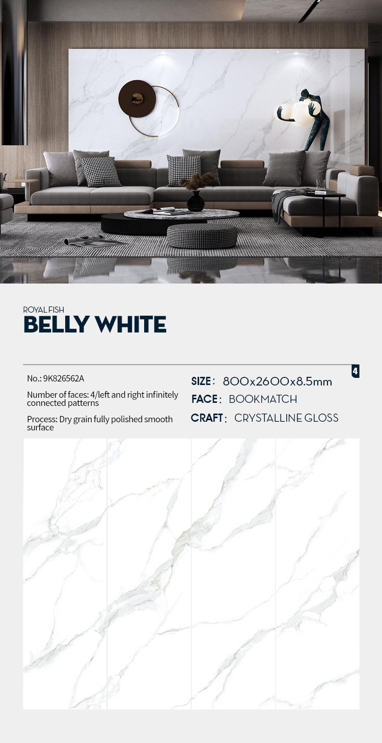 Royal Fish Belly White MT3024SP MT3021SP Sintered Stone Slabs Polished (2) Royal Fish Belly White MT3024SP MT3021SP Sintered Stone Slabs Polished (2)