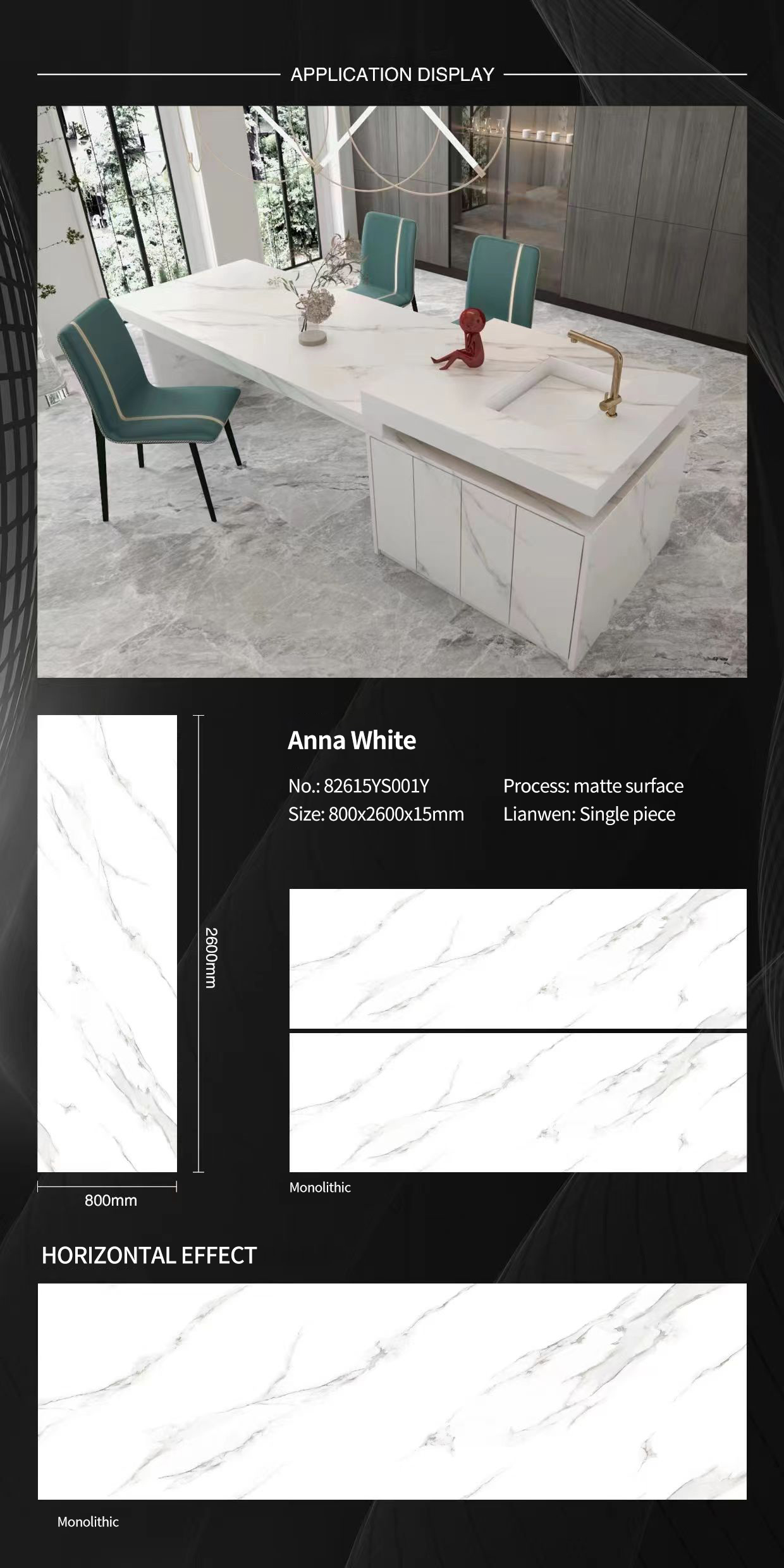 Anna White MT3206SM Sintered Stone Countertops Matt (2) Anna White MT3206SM Sintered Stone Countertops Matt (2)