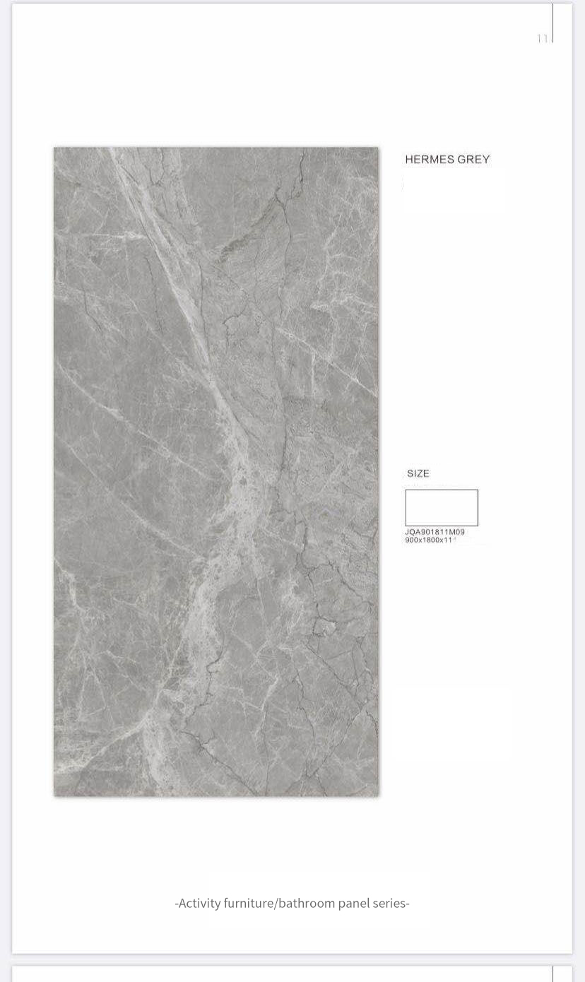 Hermes Grey MT3902SM Sintered Stone Countertops Matt Hermes Grey MT3902SM Sintered Stone Countertops Matt