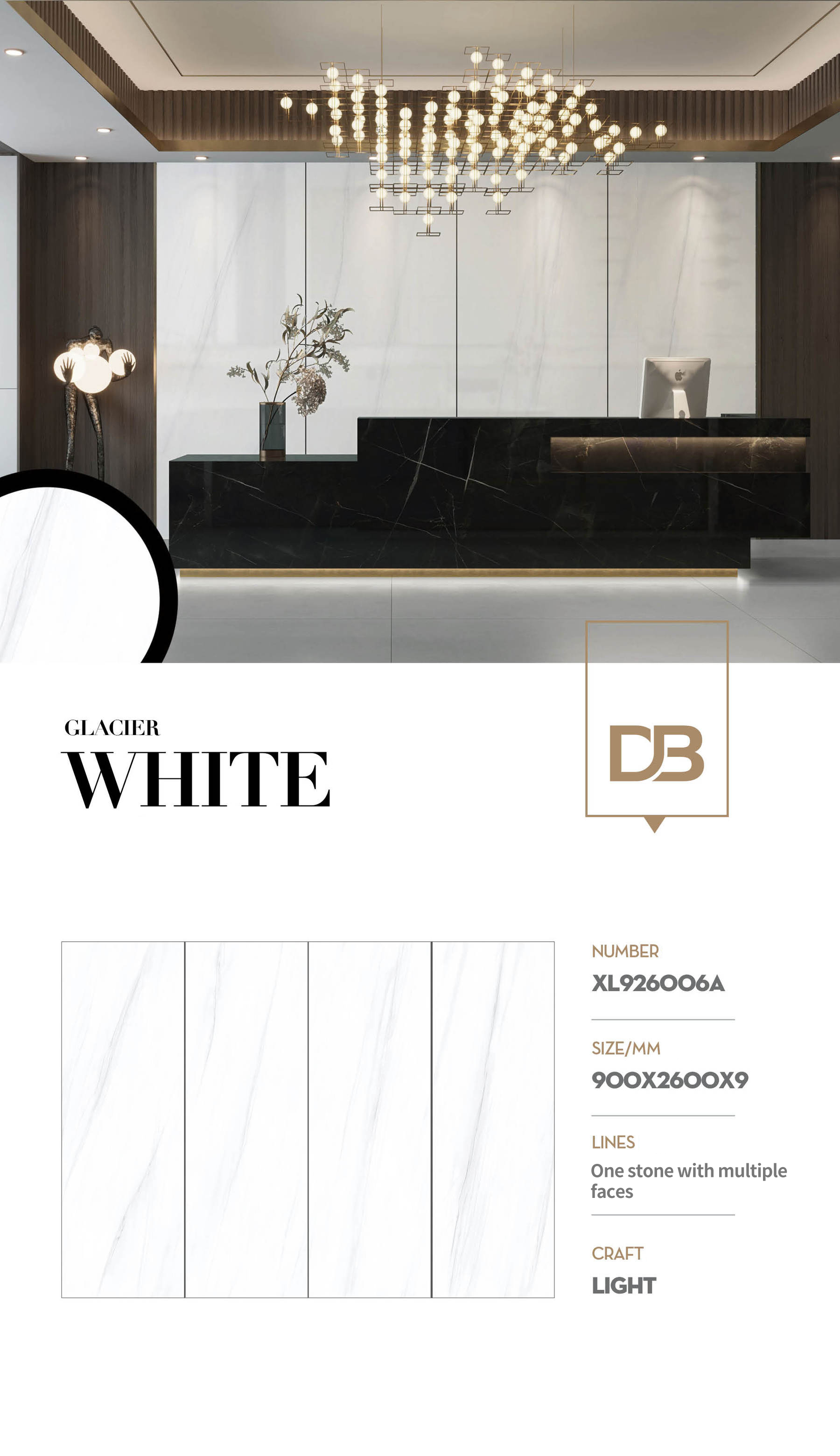 Glacier White MT3041SP Sintered Stone Slabs Polished Glacier White MT3041SP Sintered Stone Slabs Polished