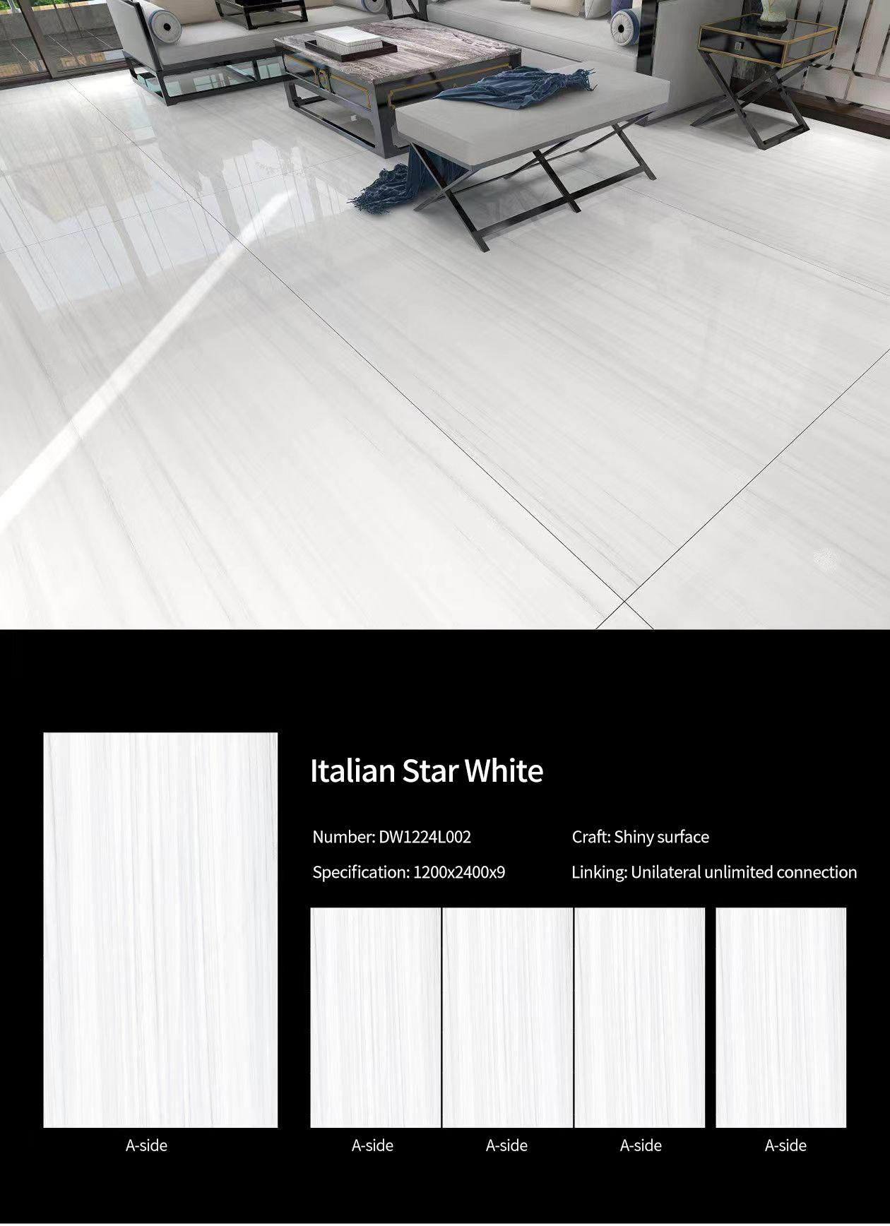 ltalian Star White Sintered Stone Slabs Polished (2)