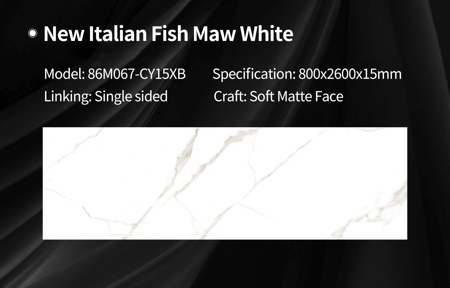 New ltalian Fish Maw White MT3215SM Sintered Stone Countertops Matt New ltalian Fish Maw White MT3215SM Sintered Stone Countertops Matt