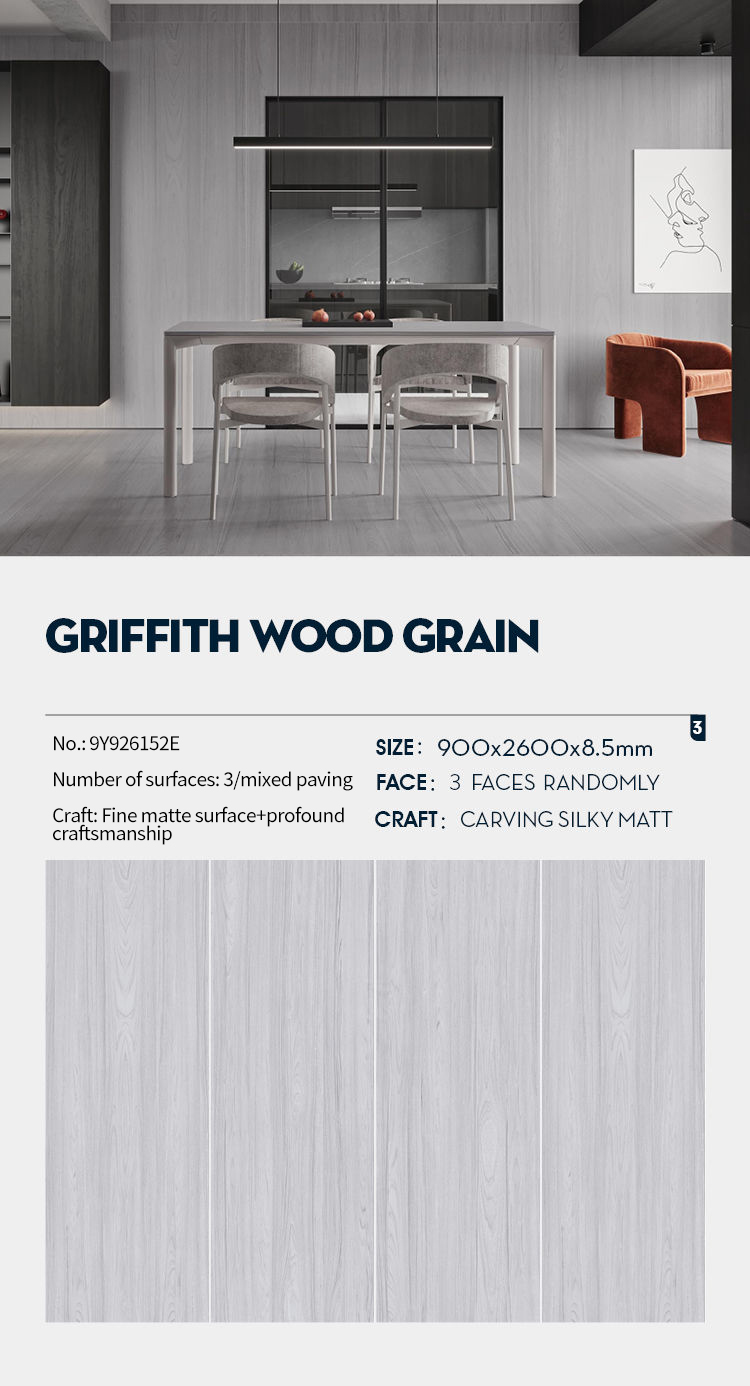 Griffith Wood Grain--Lightgray MT2913SM Sintered Stone Countertops Matt (2) Griffith Wood Grain--Lightgray MT2913SM Sintered Stone Countertops Matt (2)