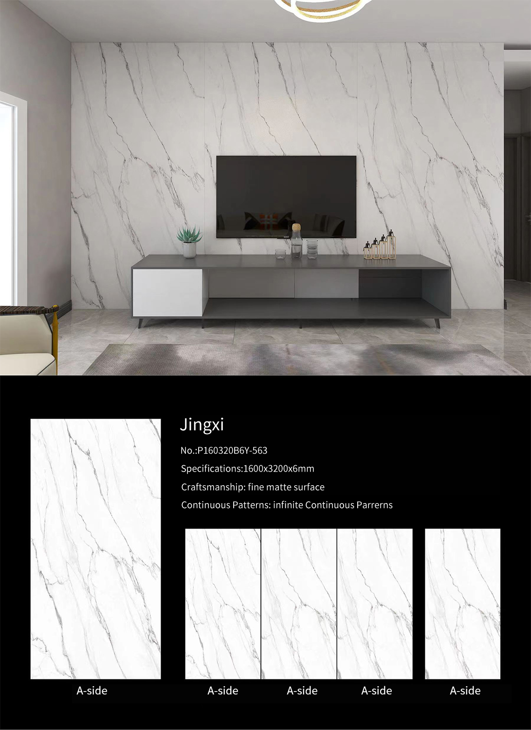 Jing Xi MT503SM Sintered Stone Countertops Matt (2) Jing Xi MT503SM Sintered Stone Countertops Matt (2)