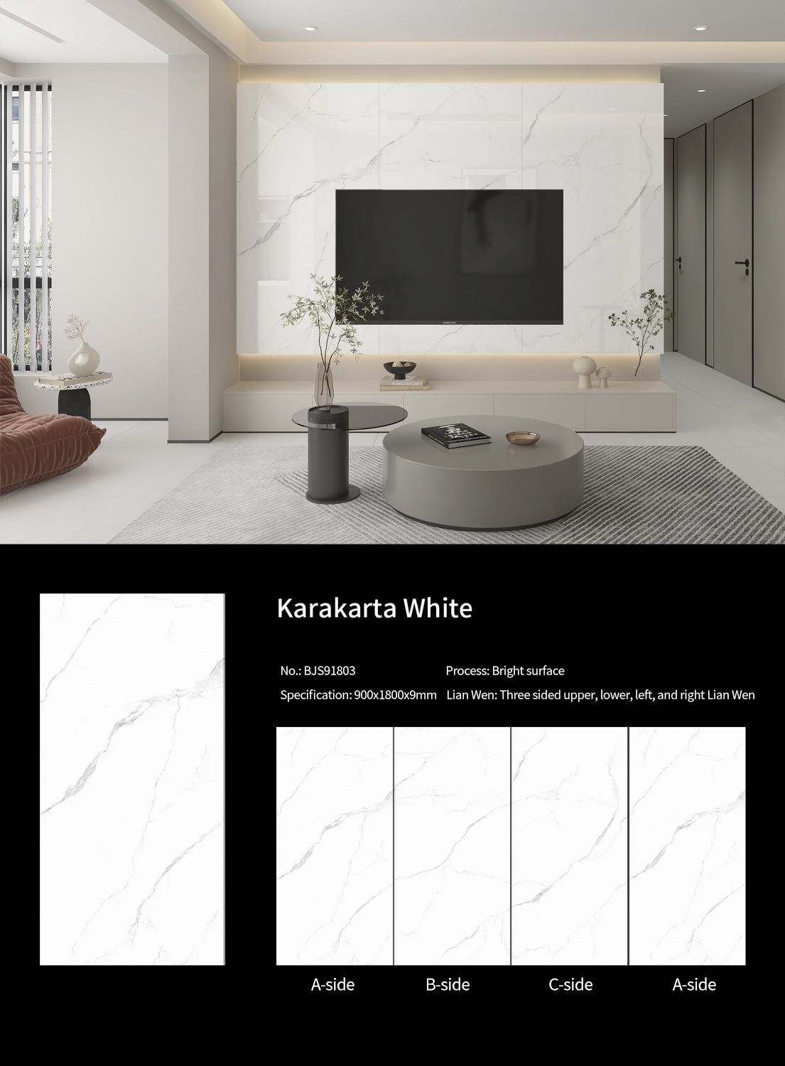 Karakarta White MT3711SP Sintered Stone Slabs Polished Karakarta White MT3711SP Sintered Stone Slabs Polished