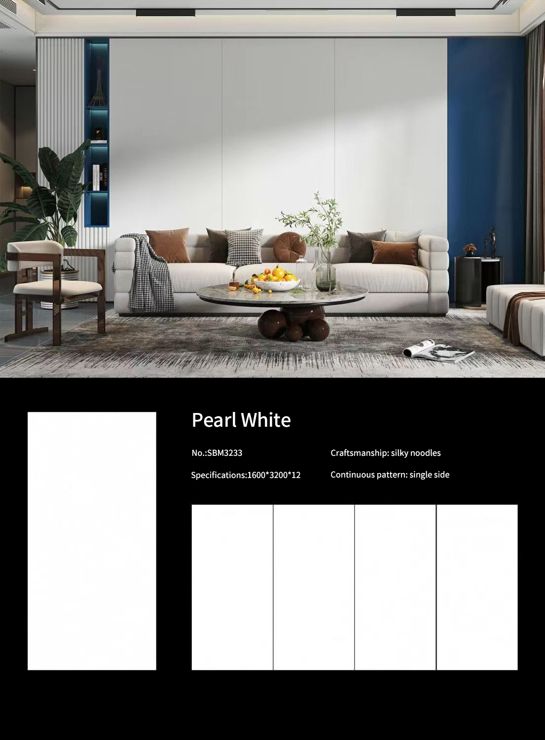 Pearl White MT210SM Sintered Stone Countertops Matt Pearl White MT210SM Sintered Stone Countertops Matt