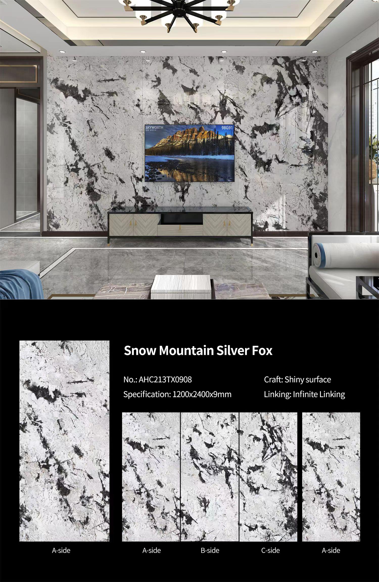 Snow Mountain Silver Fox Sintered Stone Slabs Polished (1)
