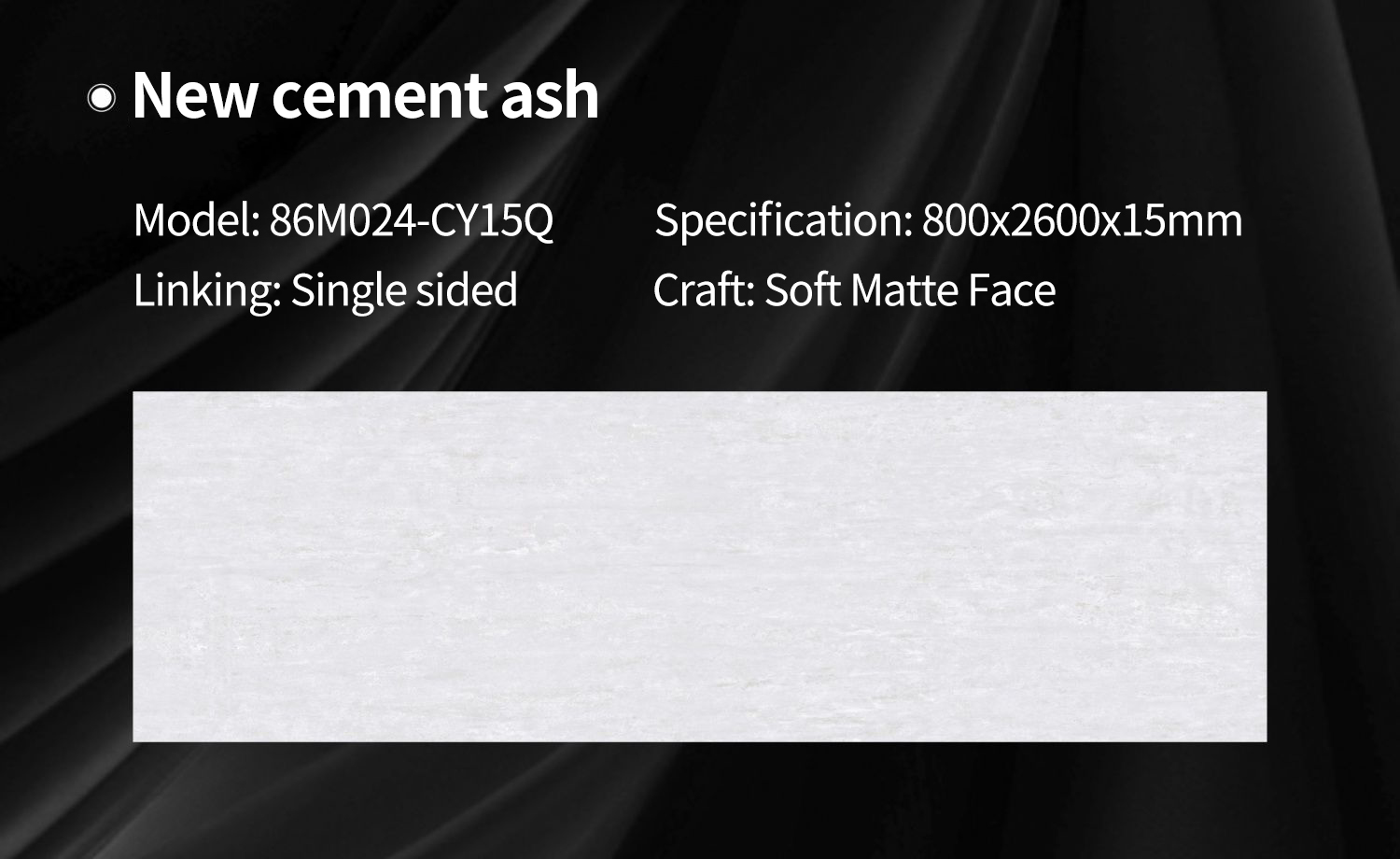 New Cement Ash MT3223SM Sintered Stone Countertops Matt New Cement Ash MT3223SM Sintered Stone Countertops Matt
