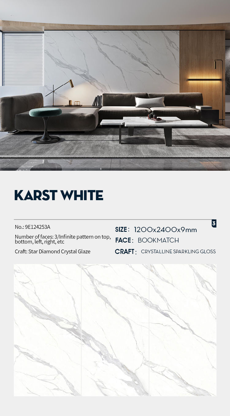 KARST WHITE Sintered Stone Slabs Polished (2)