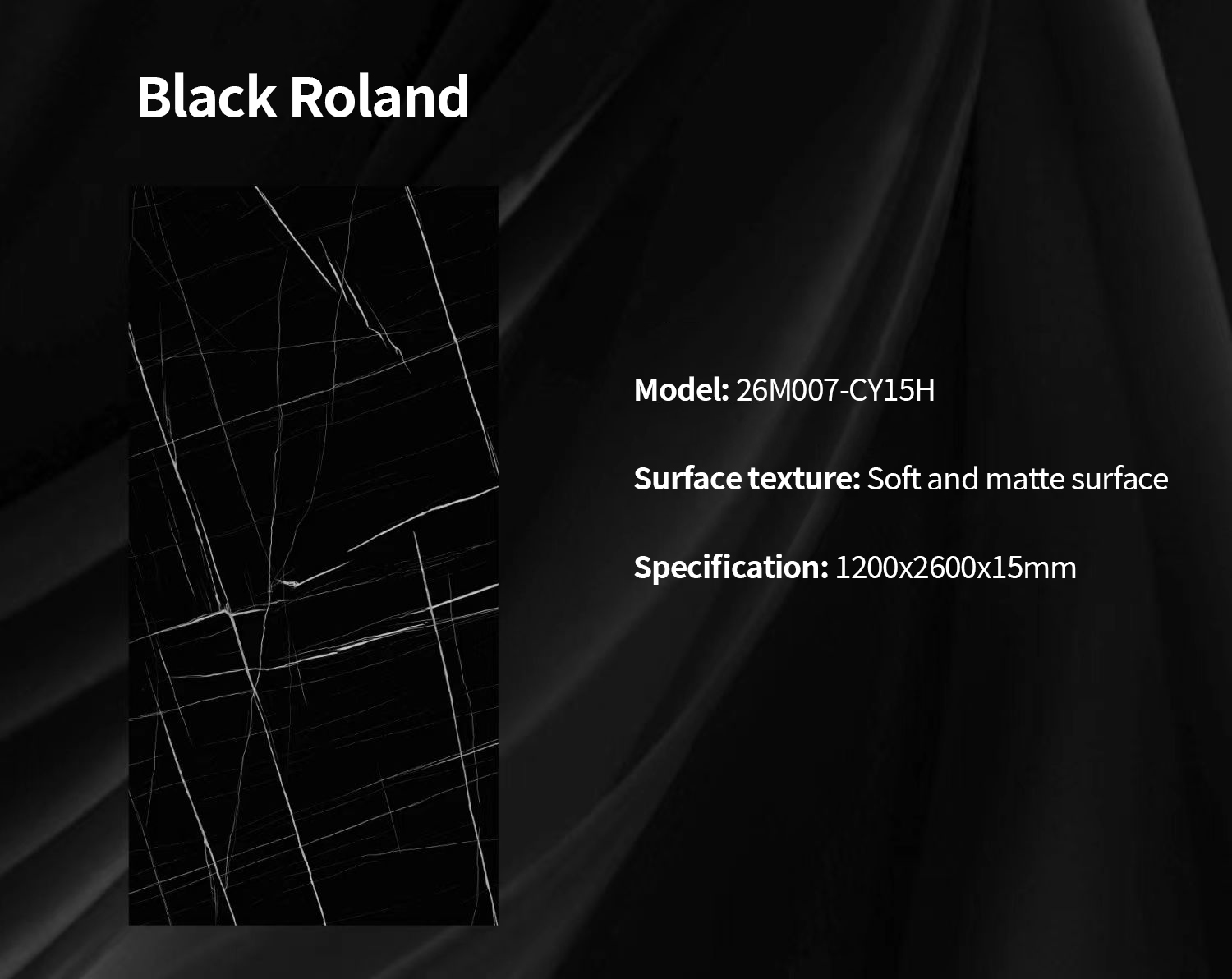 Black Roland Sintered Stone Countertops Matt Black Roland Sintered Stone Countertops Matt