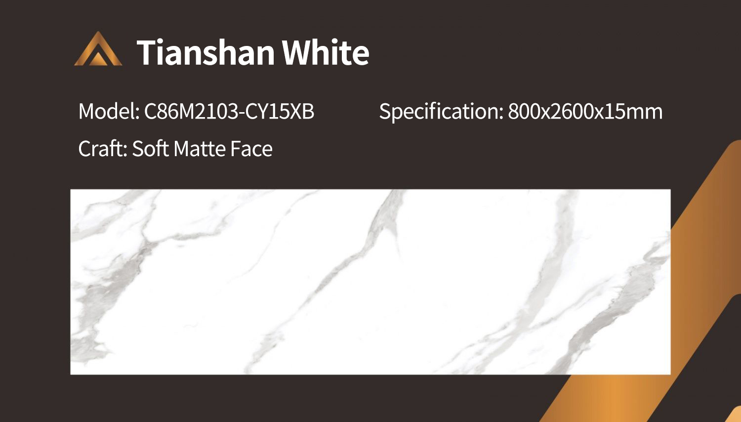Tianshan White MT3227SM Sintered Stone Countertops Matt Tianshan White MT3227SM Sintered Stone Countertops Matt
