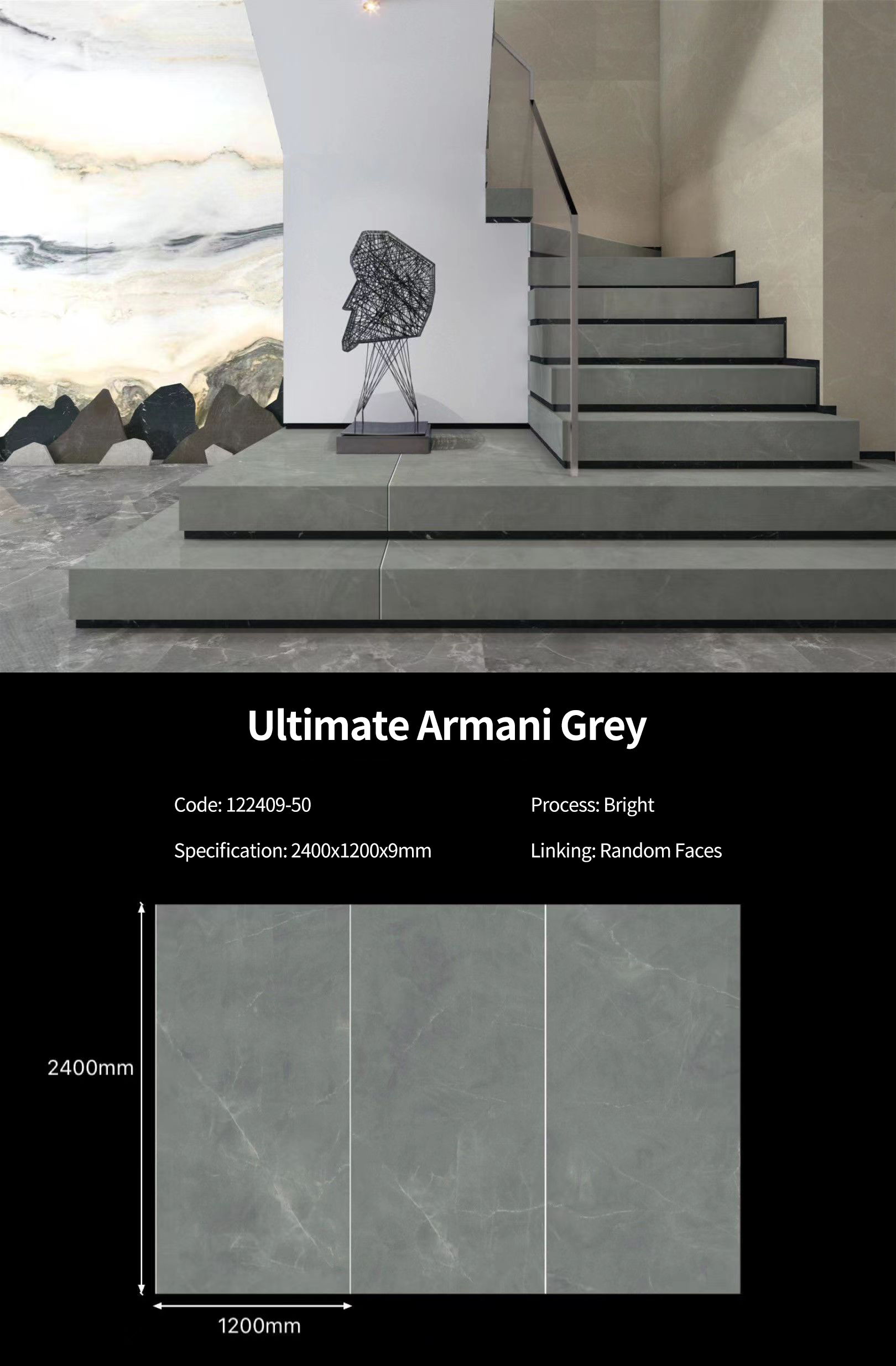Ultimate Armani Grey Sintered Stone Slabs Polished (2)