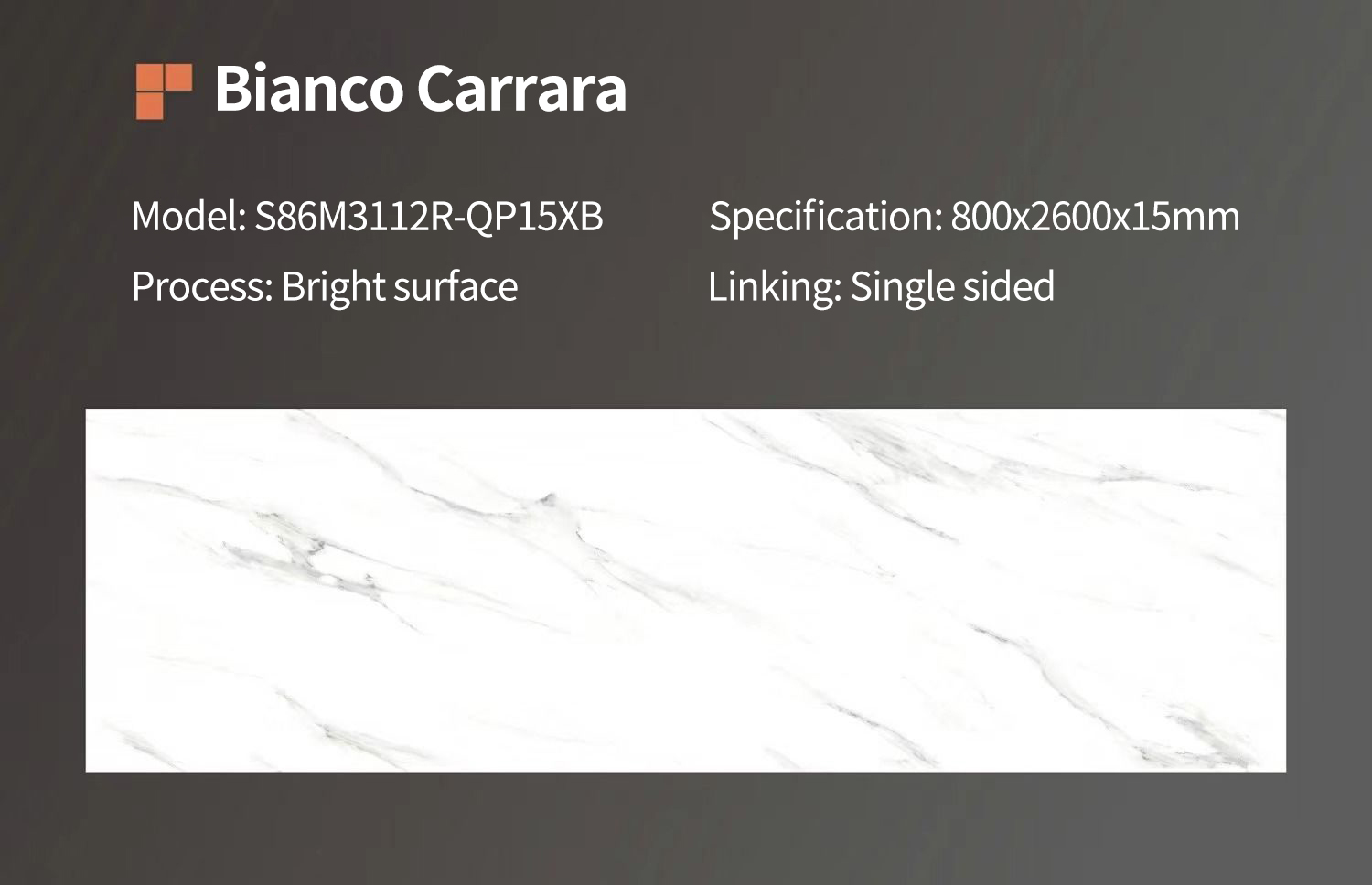 Bianco Carrara White MT3107SP Sintered Stone Slabs Polished Bianco Carrara White MT3107SP Sintered Stone Slabs Polished