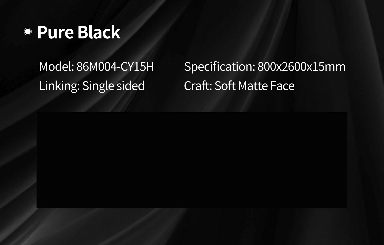 Pure Black MT1404SM Sintered Stone Countertops Matt (2) Pure Black MT1404SM Sintered Stone Countertops Matt (2)