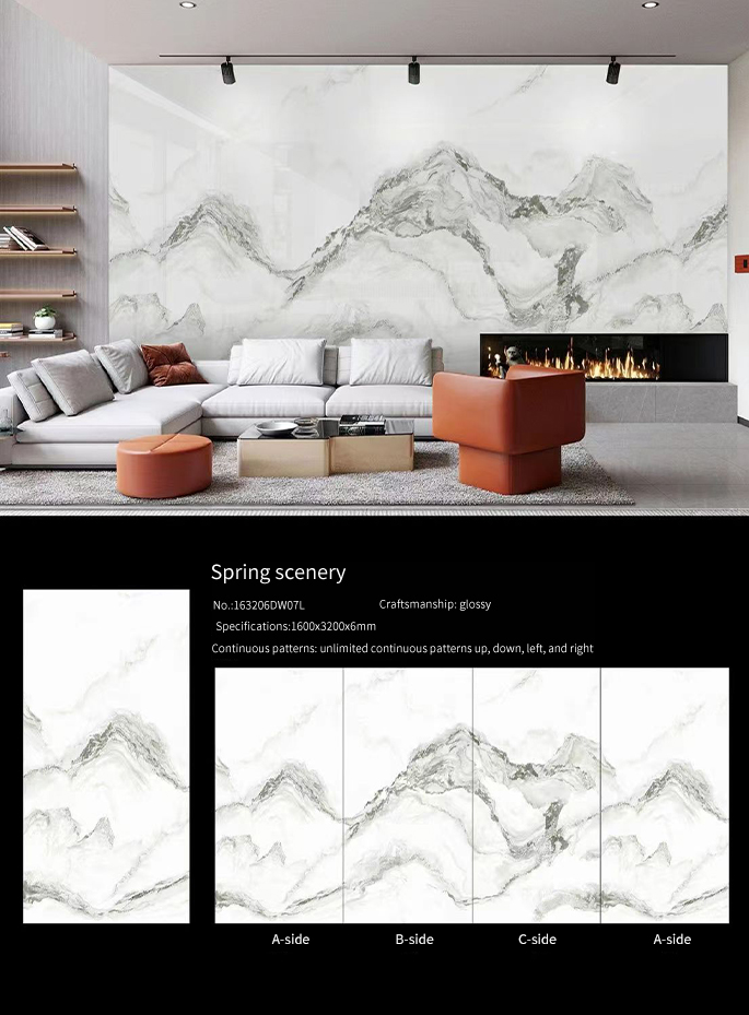 Spring Scenery MT403SP Sintered Stone Slabs Polished (2) Spring Scenery MT403SP Sintered Stone Slabs Polished (2)