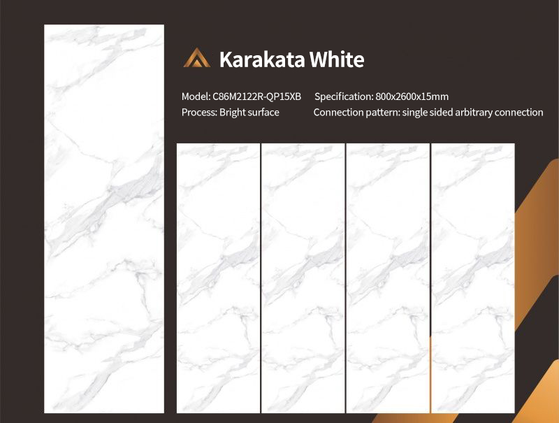 Calacatta White MT3108SP Sintered Stone Slabs Polished Calacatta White MT3108SP Sintered Stone Slabs Polished