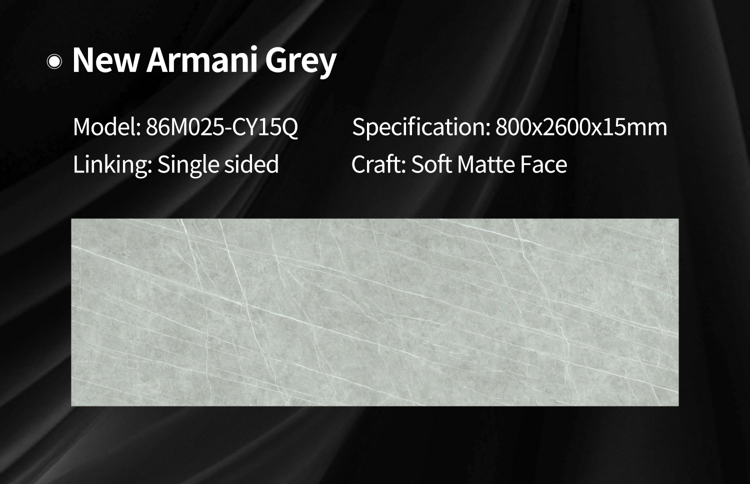 New Armani Grey MT3209SM Sintered Stone Countertops Matt New Armani Grey MT3209SM Sintered Stone Countertops Matt