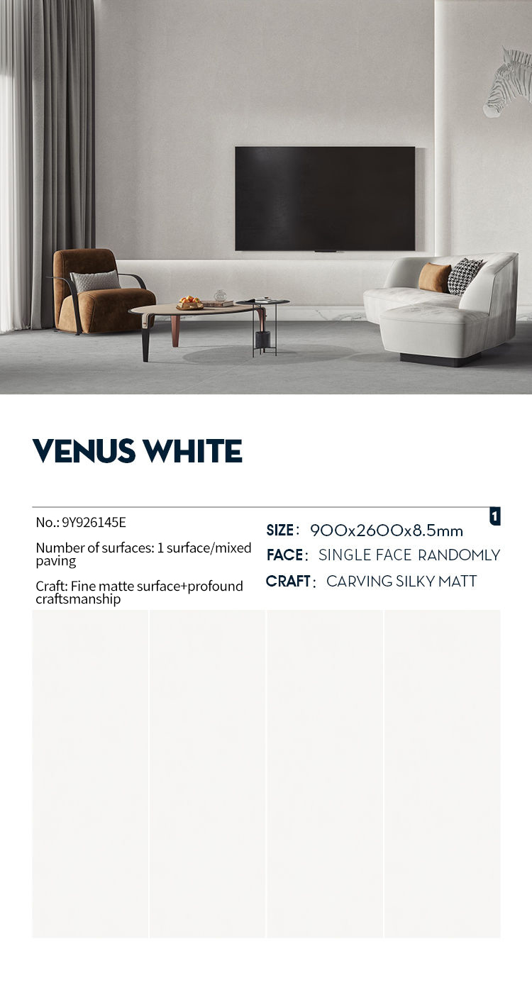 Venus White MT2905SM Sintered Stone Countertops Matt Venus White MT2905SM Sintered Stone Countertops Matt