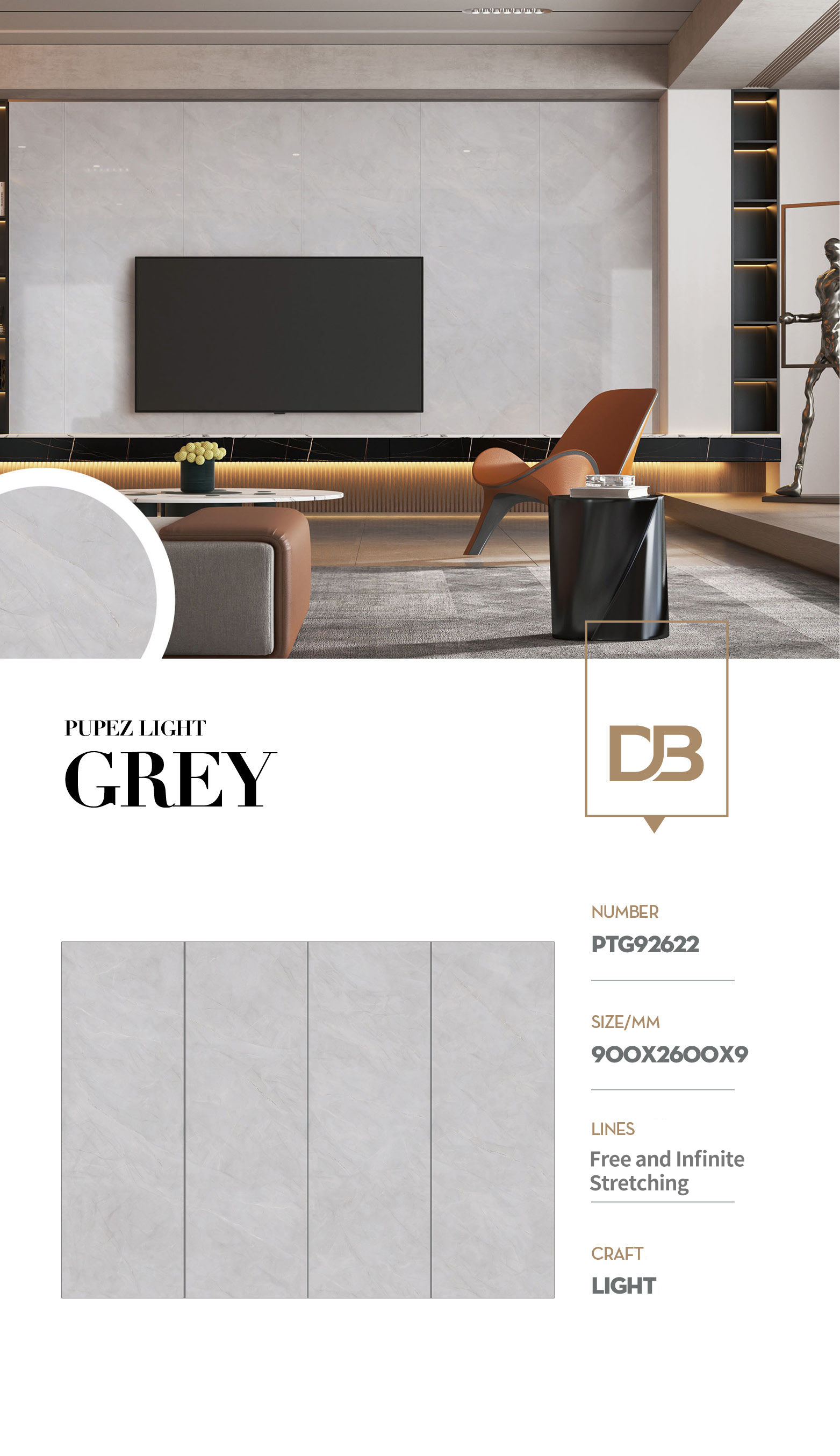 Pupez Light Grey Sintered Stone Slabs Polished Pupez Light Grey Sintered Stone Slabs Polished