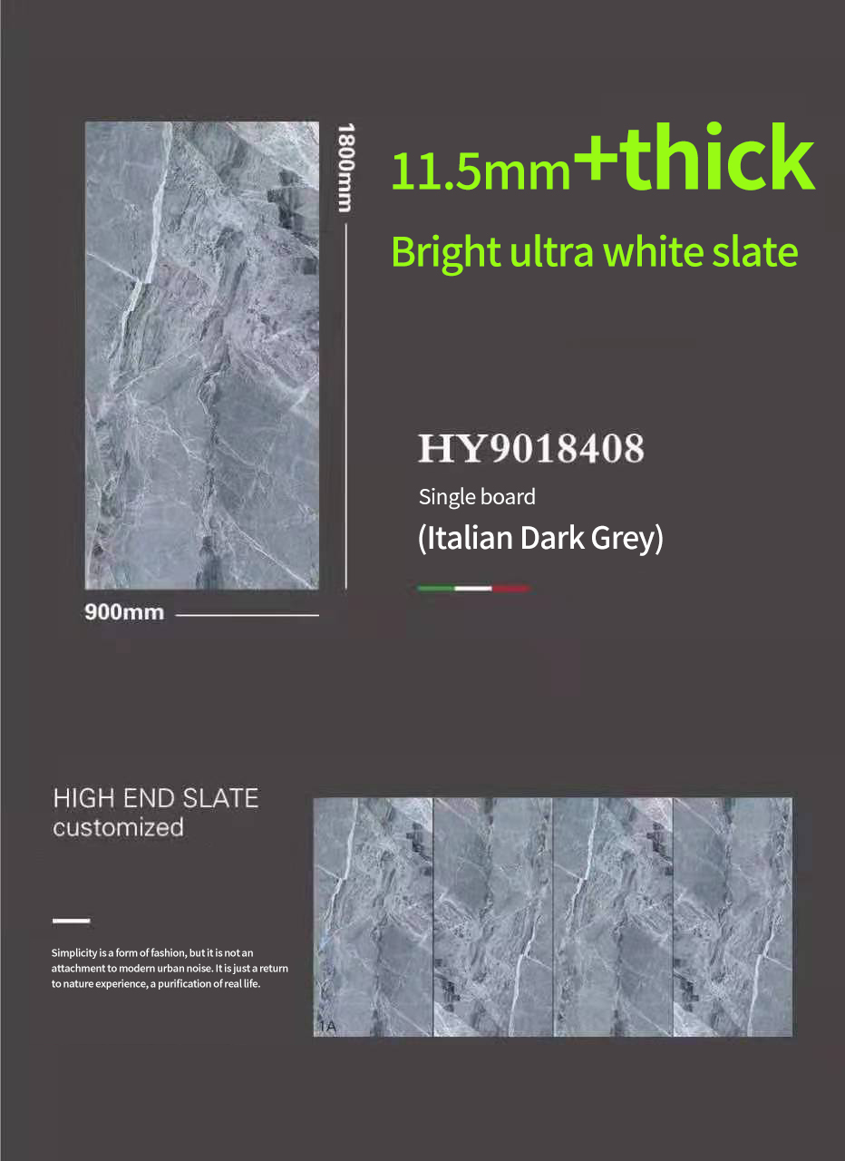 Italian Dark Grey MT3801SP Sintered Stone Slabs Polished Italian Dark Grey MT3801SP Sintered Stone Slabs Polished