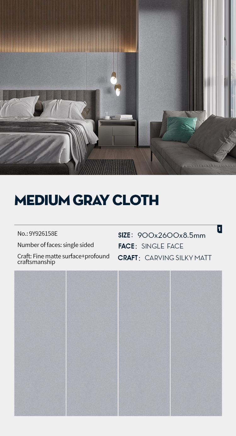 Medium Gray Cloth MT2917SM Sintered Stone Countertops Matt (2) Medium Gray Cloth MT2917SM Sintered Stone Countertops Matt (2)