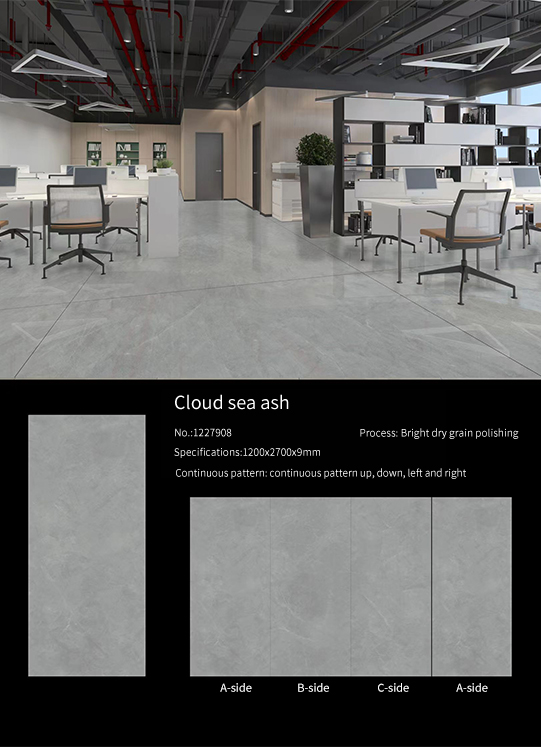 Cloud Sea Ash Sintered Stone Slabs Polished (2) Cloud Sea Ash Sintered Stone Slabs Polished (2)