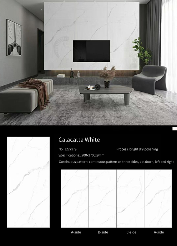Calacatta White Sintered Stone Slabs Polished (2) Calacatta White Sintered Stone Slabs Polished (2)